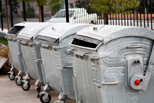 Modern waste management equipment in Notting Hill