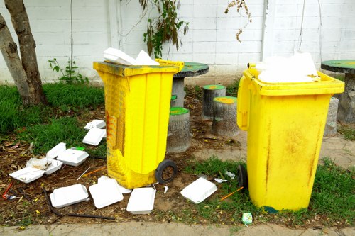 Clean and green area post-waste removal in Notting Hill