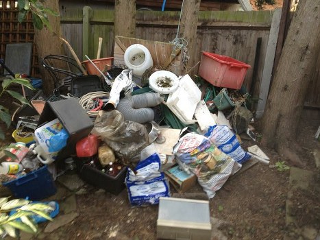 Residential recycling bin setup in Notting Hill